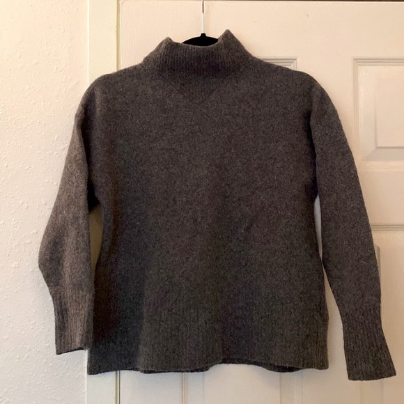 Everlane Sweaters - Everlane Felted Wool & Yak Hair Gray Sweater Medium